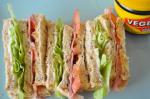 Canadian Vegemite Triple Decker Sandwich Appetizer