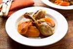 Algerian Chicken Stew With Sweet Potatoes Almonds and Apricots Recipe Appetizer