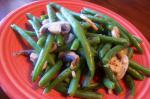 American Sauteed Green Beans With Mushrooms and Onion Appetizer