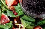 American Strawberry Spinach Salad Wraspberrykey Lime Vinaigrette Appetizer