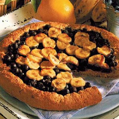 Canadian Banana And Blueberry Tart Dessert