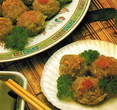 Chinese Pearl Balls 1 Appetizer