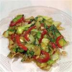 Australian Baby Pak Choi with Pepper Garlic and Ginger Appetizer