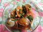 Italian Clams With Tomato and Basil Appetizer