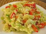 Australian Warm Sesame Cabbage Salad With Soy and Scallions zip and Steam Appetizer