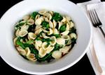 American Orecchiette with Broccoli Rabe Red Pepper Flakes and Anchovies Recipe Appetizer