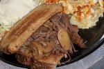 American Hot Roast Beef Sandwiches 1 Dinner