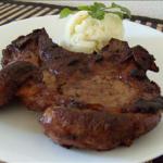 Canadian Garlicky Fried Pork Chops Dinner