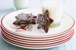 American Chocolate Shortbread Stars Recipe Dessert