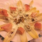 Belgian Barchette of Belgian Endive with Gorgonzola and Walnuts Appetizer