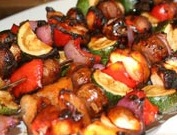 Canadian Veggie Kebabs BBQ Grill