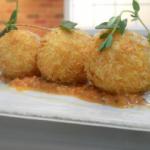 American Risotto Balls with Pumpkin Appetizer