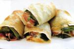 American Spinach and Blue Cheese Crepes Recipe Appetizer