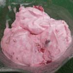 British Mascarpone Ice Cream with Fresh Berries Dessert