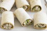 British Chicken Salad Parchment Scrolls Recipe Appetizer