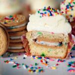 Canadian Oreostuffed Funfetti Cupcakes Dessert