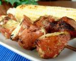 American Grilled Skewered Red Potatoes Appetizer