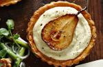 British Caramelised Pear and Blue Cheese Tarts Recipe Appetizer