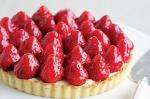 Irish Strawberry And Cream Tart Recipe Dessert