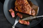 American Steak With Ginger Butter Sauce Recipe Dinner