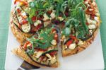 American Barbecued Vegetable Pizza Recipe Appetizer