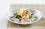 American Stirfried Prawns With Sushi Rice Recipe Appetizer