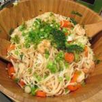 Thai Thai Noodle Salad with Shrimps Appetizer