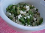 American Low Fat Fava Beans With Parsley and Feta Dinner