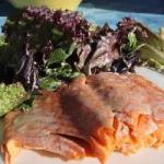 American Papillote Salmon to the Orange to Barbecue Appetizer
