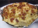 American Bacon Cheddar Sour Cream and Chive Twice Baked Potatoes Appetizer