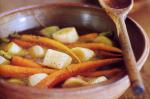 British Braised Leek And Carrots In Chicken Broth Recipe Appetizer