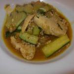 Israeli/Jewish Israeli Couscous with Chicken Courgettes and Dates Appetizer