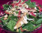 American Chicken Bacon and Spinach Salad Appetizer
