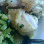 American Chicken Legs Ham with Courgettes Appetizer