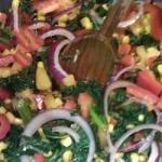 Canadian Corn and Kale Salad Recipe Appetizer