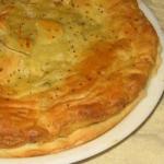 American Asparagus and Mushroom Puff Pastry Pie Recipe Appetizer