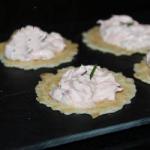 Canadian Sofas Salmon Chives and Fresh Cream Appetizer