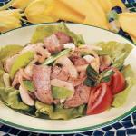 American Snow Peas and Beef Salad Appetizer