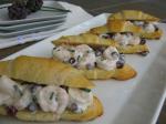 American Champagne Grape and Shrimp Salad Sandwiches Dinner