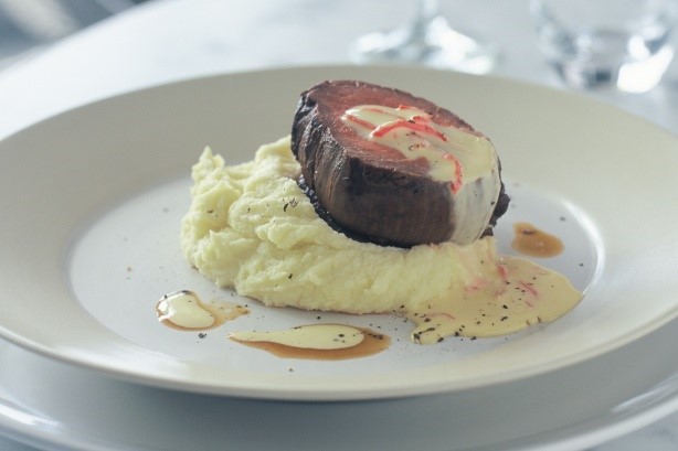 French Asianstyle Beef On A String With Pickled Ginger Bearnaise Recipe Dinner