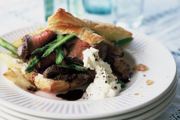 French Rare Roast Beef And Horseradish Galette Recipe Dinner