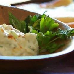 Indian Raita of Cucumber indian Sauce Appetizer