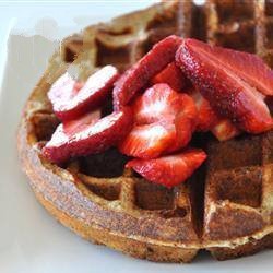 Canadian Wholemeal Cinnamon Waffles Dessert