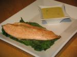 British Ocean Troutsalmon With Lime and Lemon Grass Hollandaise Dinner