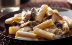 British Creamy Rigatoni with Chicken and Mushrooms Recipe Appetizer