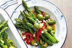 American Braised Asparagus And Zucchini With Fetta Recipe Appetizer