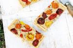 American Roasted Tomato And Basil Tart Recipe Appetizer