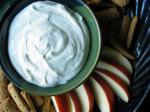 Marshmallow Cream Cheese Fruit Dip recipe