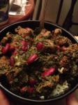 Iranian/Persian Ghormeh Sabzi  Persian Green Stew Dinner