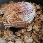 Canadian Veal Roast with Mushrooms Dinner